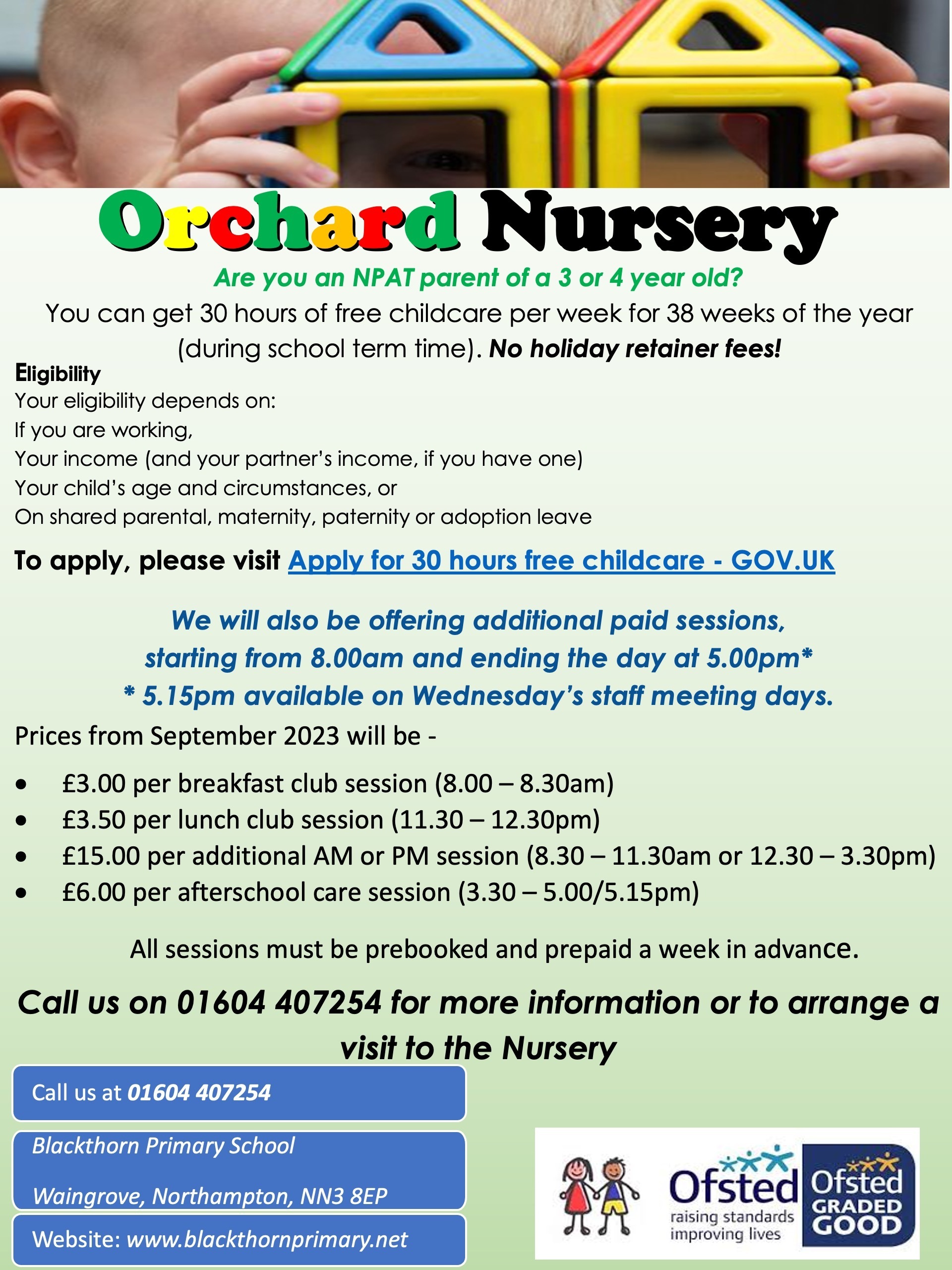 NPAT Orchard Nursery Flyer